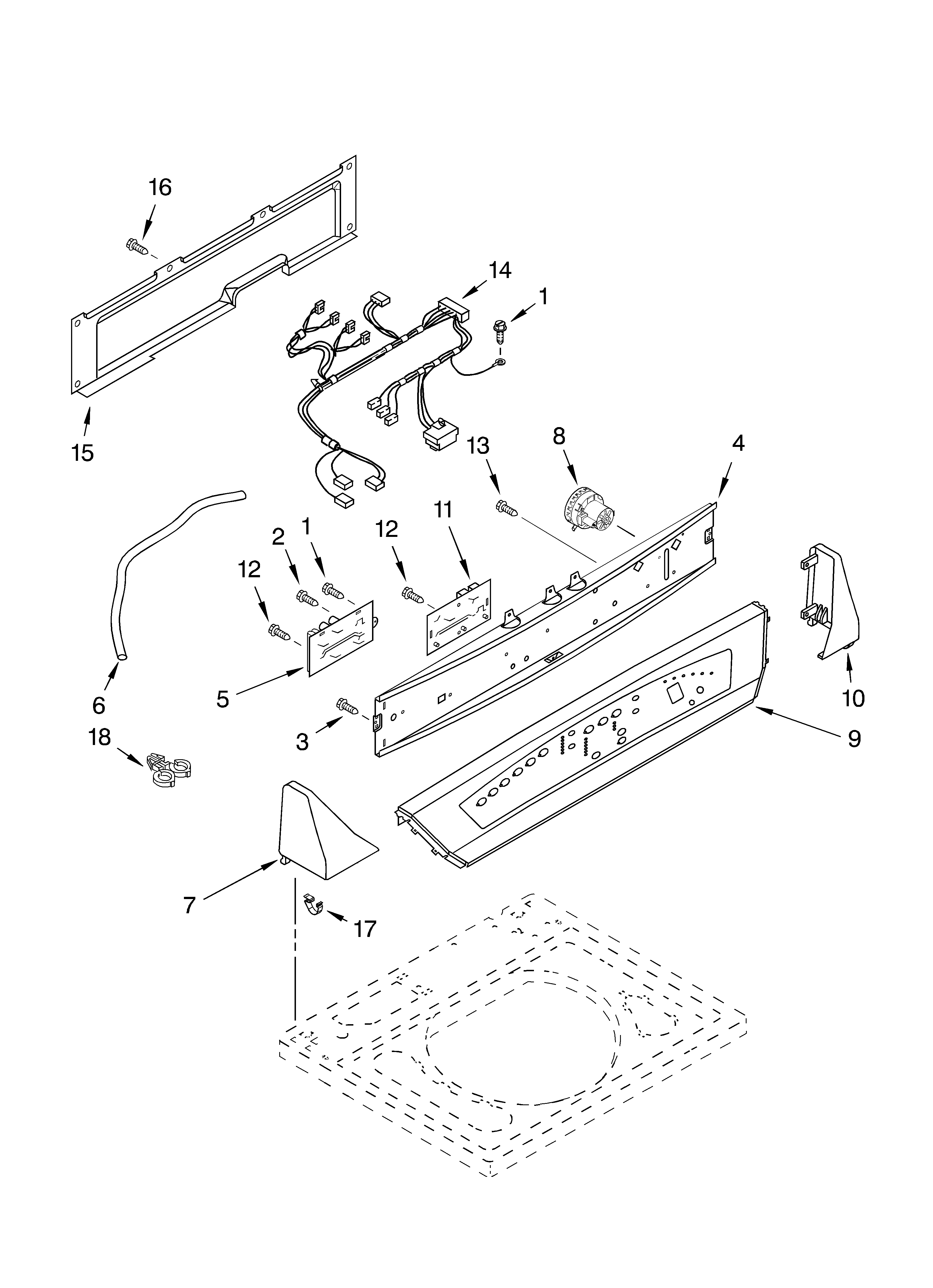 Control panel parts