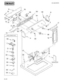Top and console parts