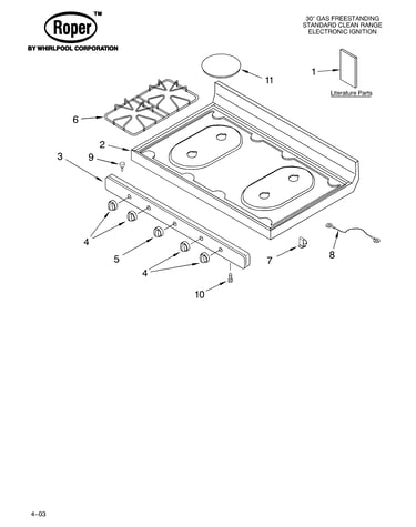 Cooktop parts