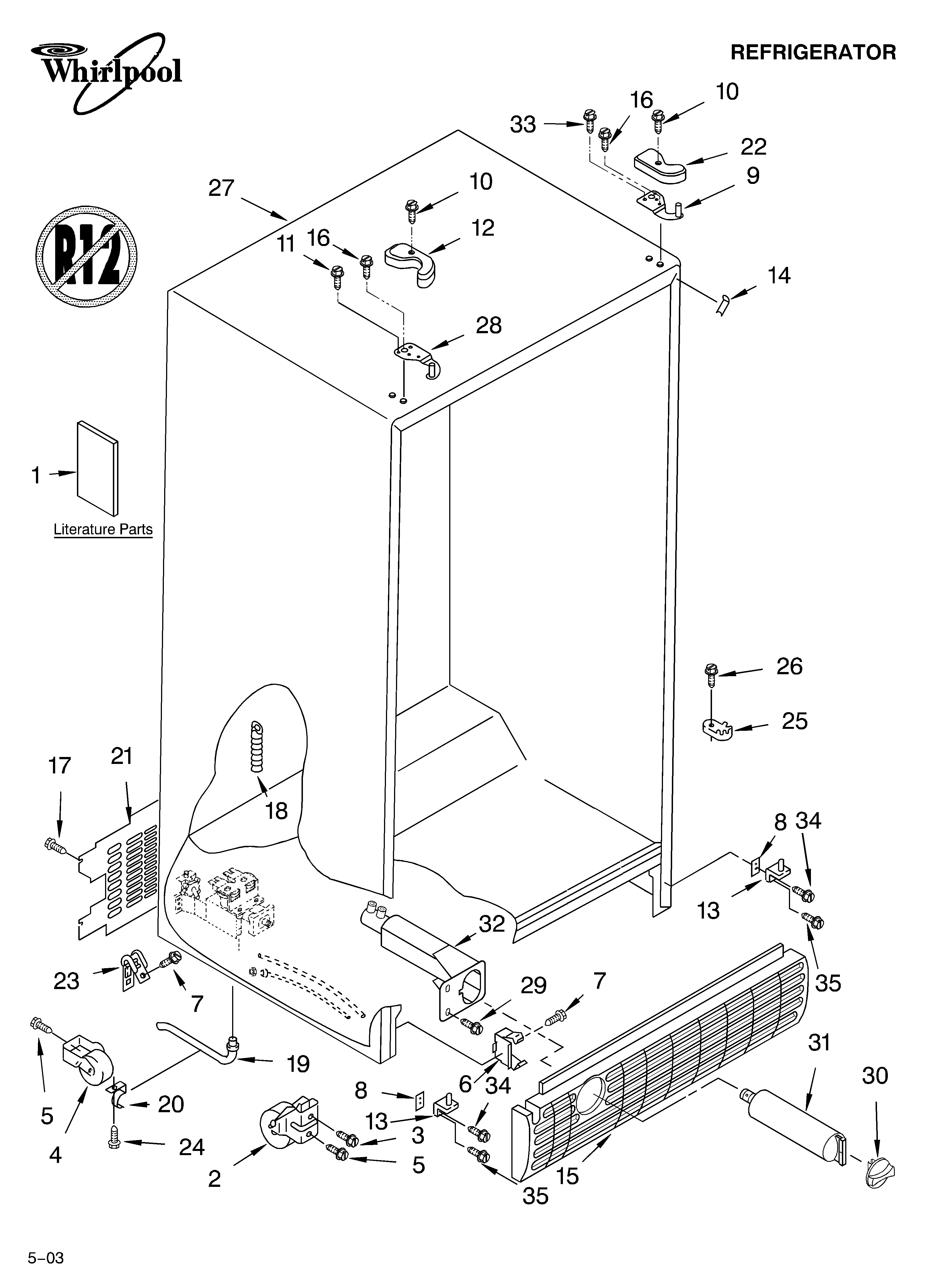 Cabinet parts