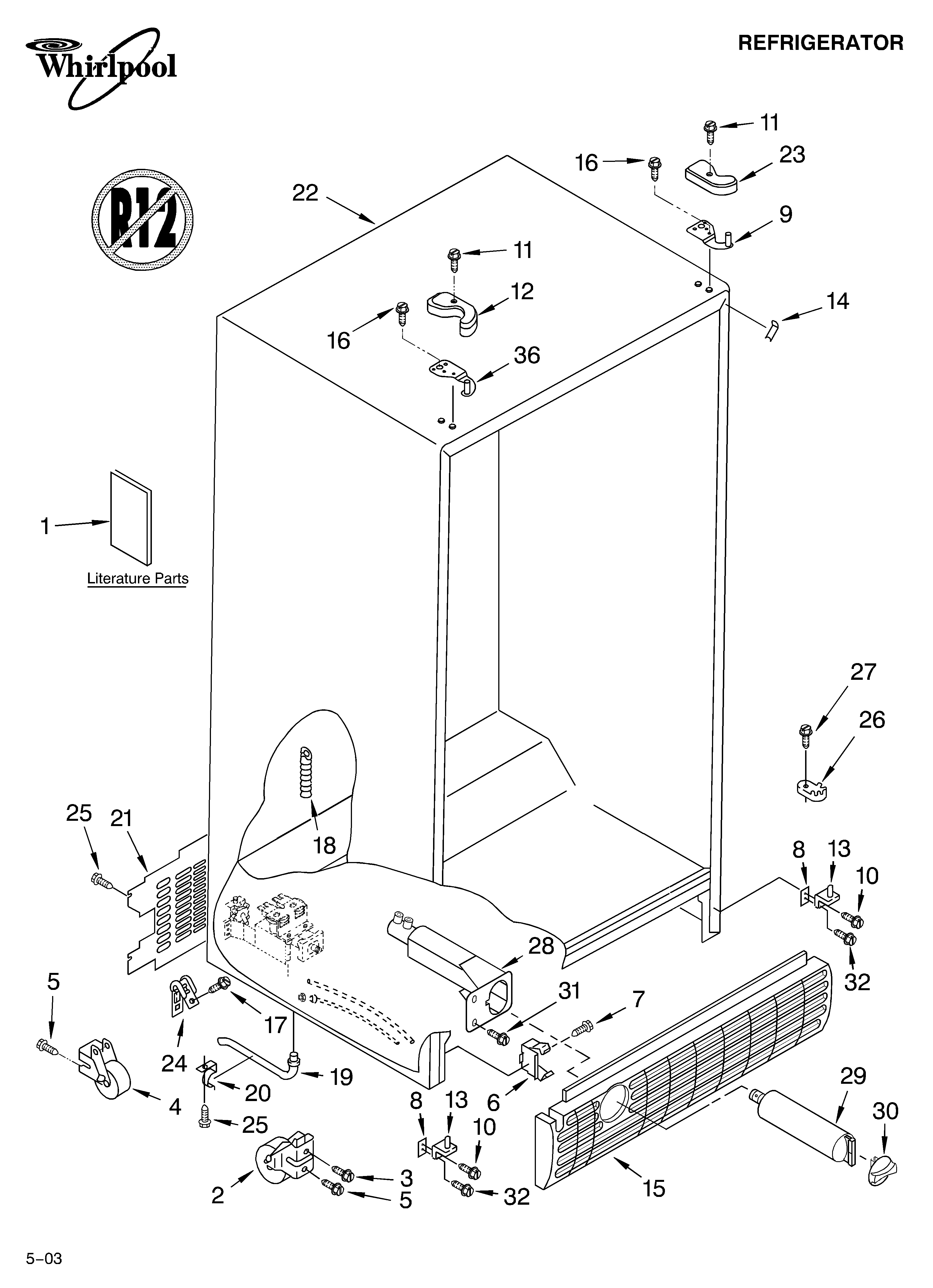 Cabinet parts