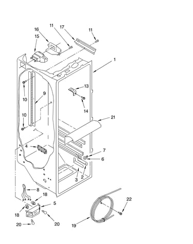 Refrigerator liner parts