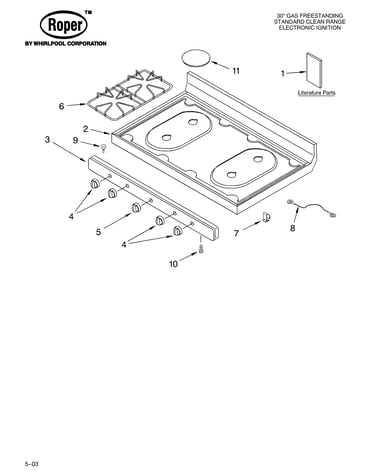 Cooktop parts