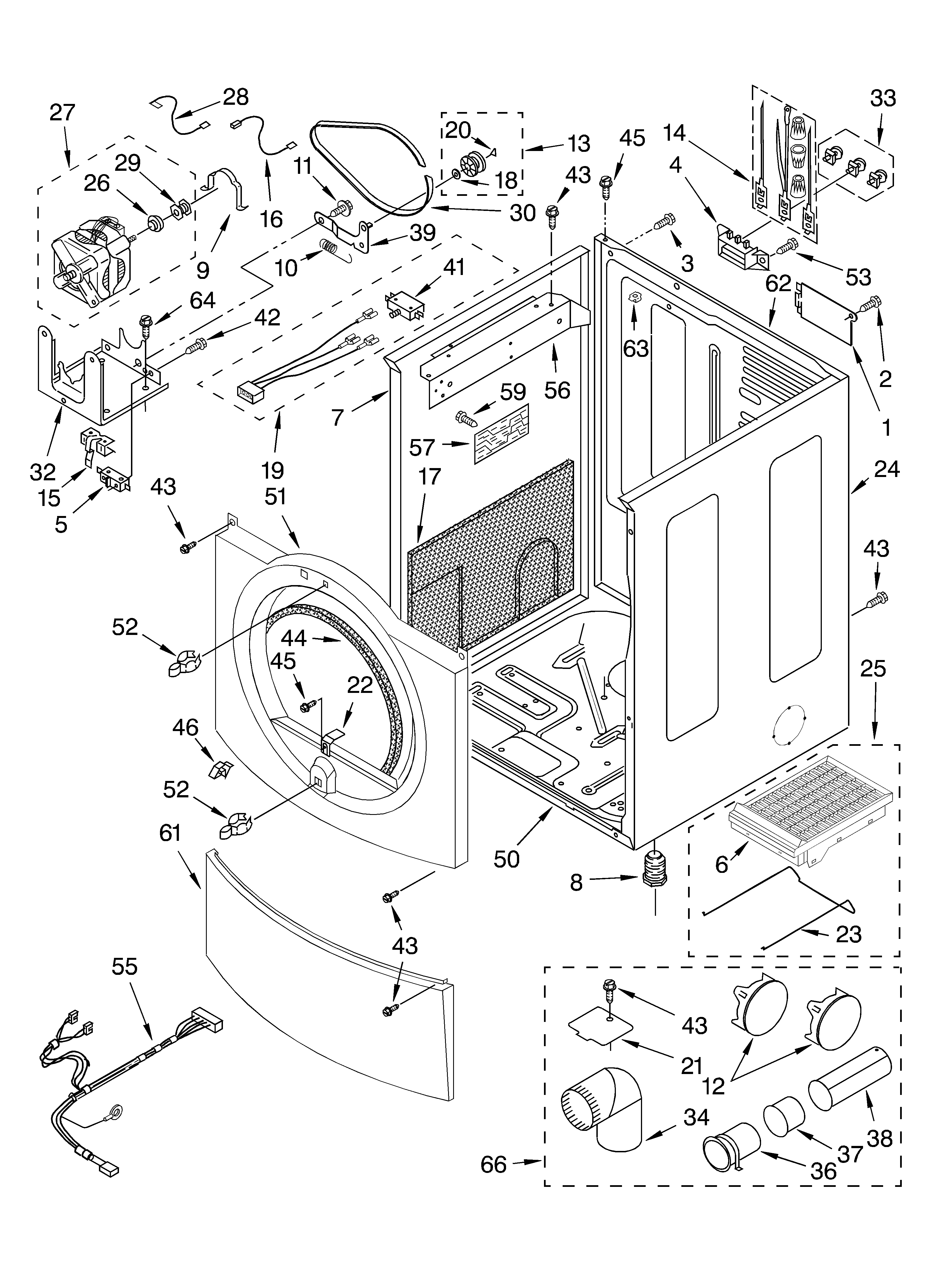 Cabinet parts