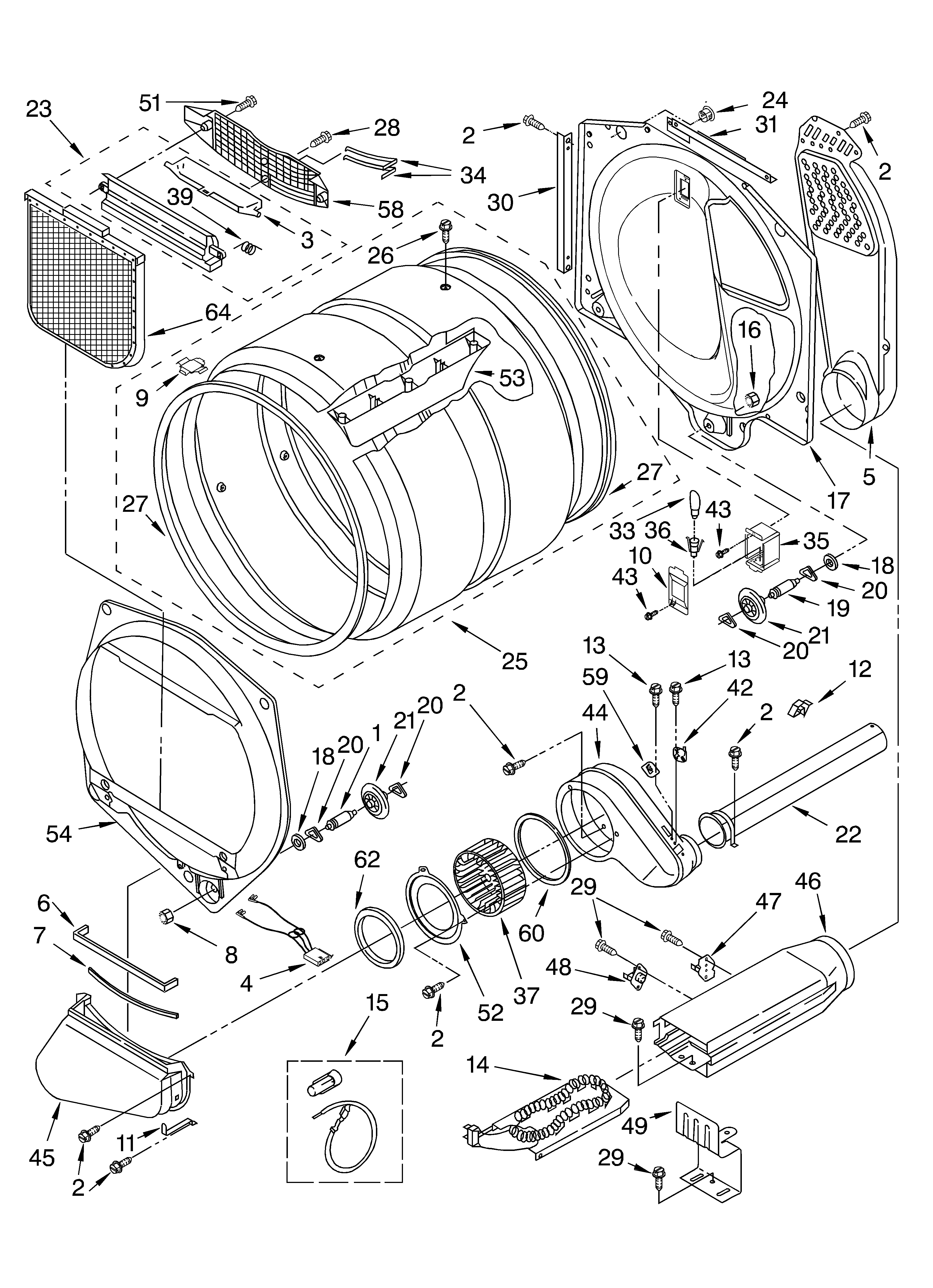 Bulkhead parts optional parts (not included)
