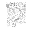 Whirlpool GGW9200LW1 bulkhead parts diagram