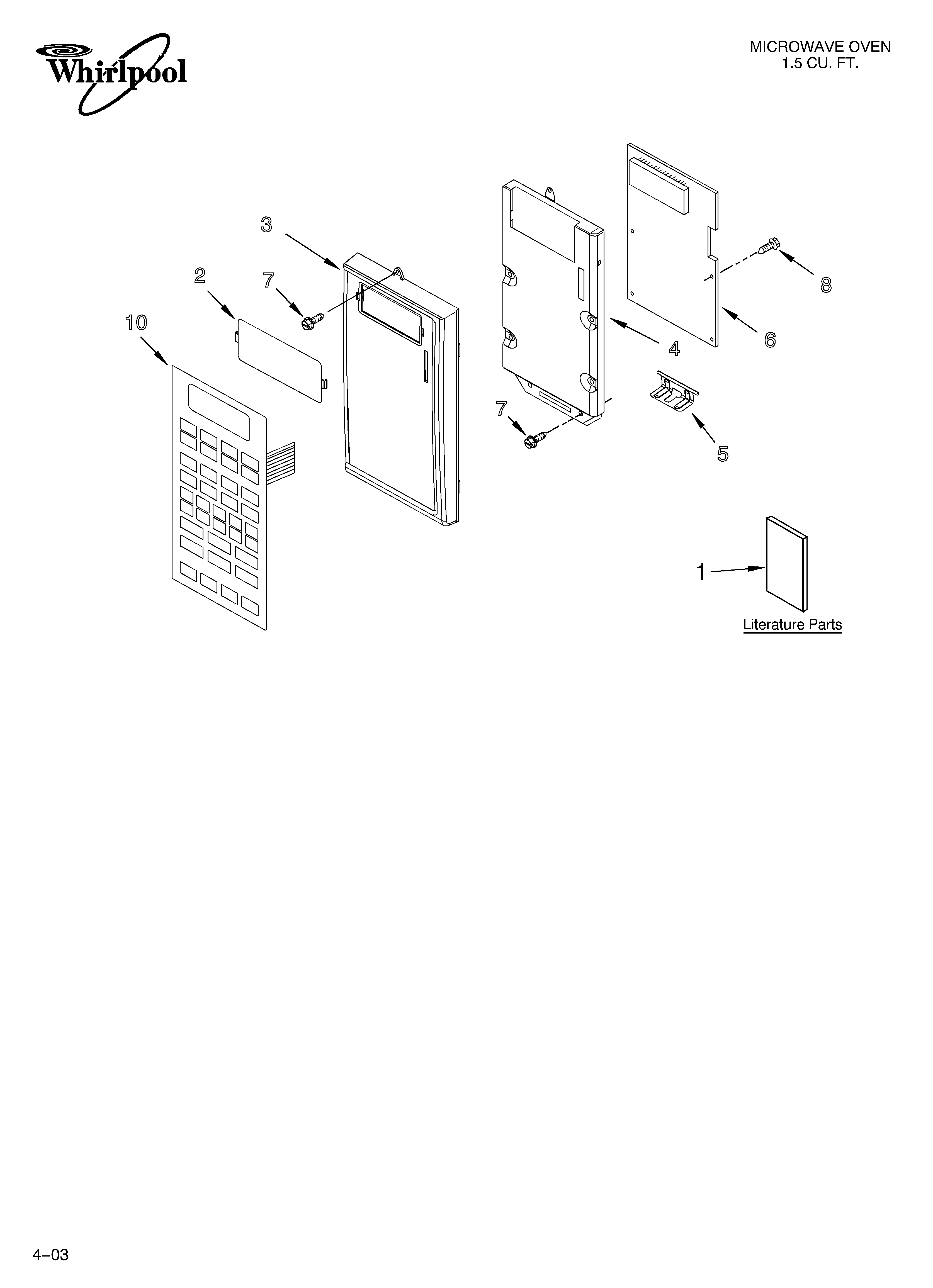 CONTROL PANEL PARTS