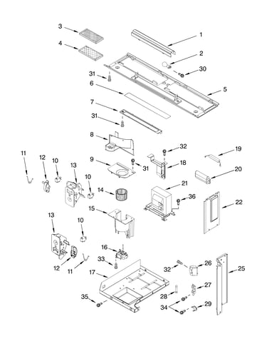 Interior and ventilation parts