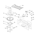 Magnetron and turntable parts
