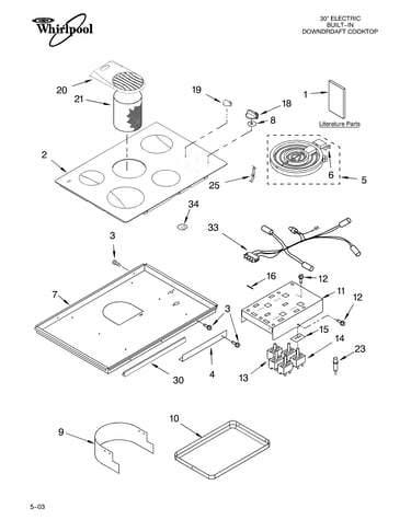 Cooktop parts