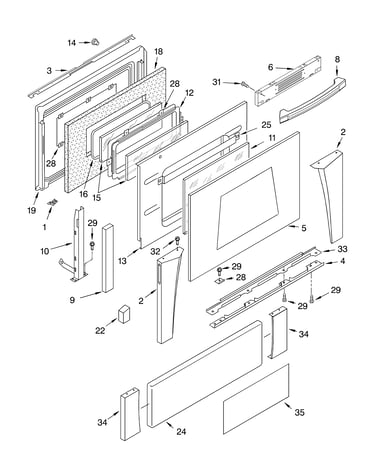 Door and drawer parts