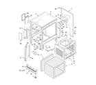 Whirlpool GR556LRKP0 oven chassis parts diagram