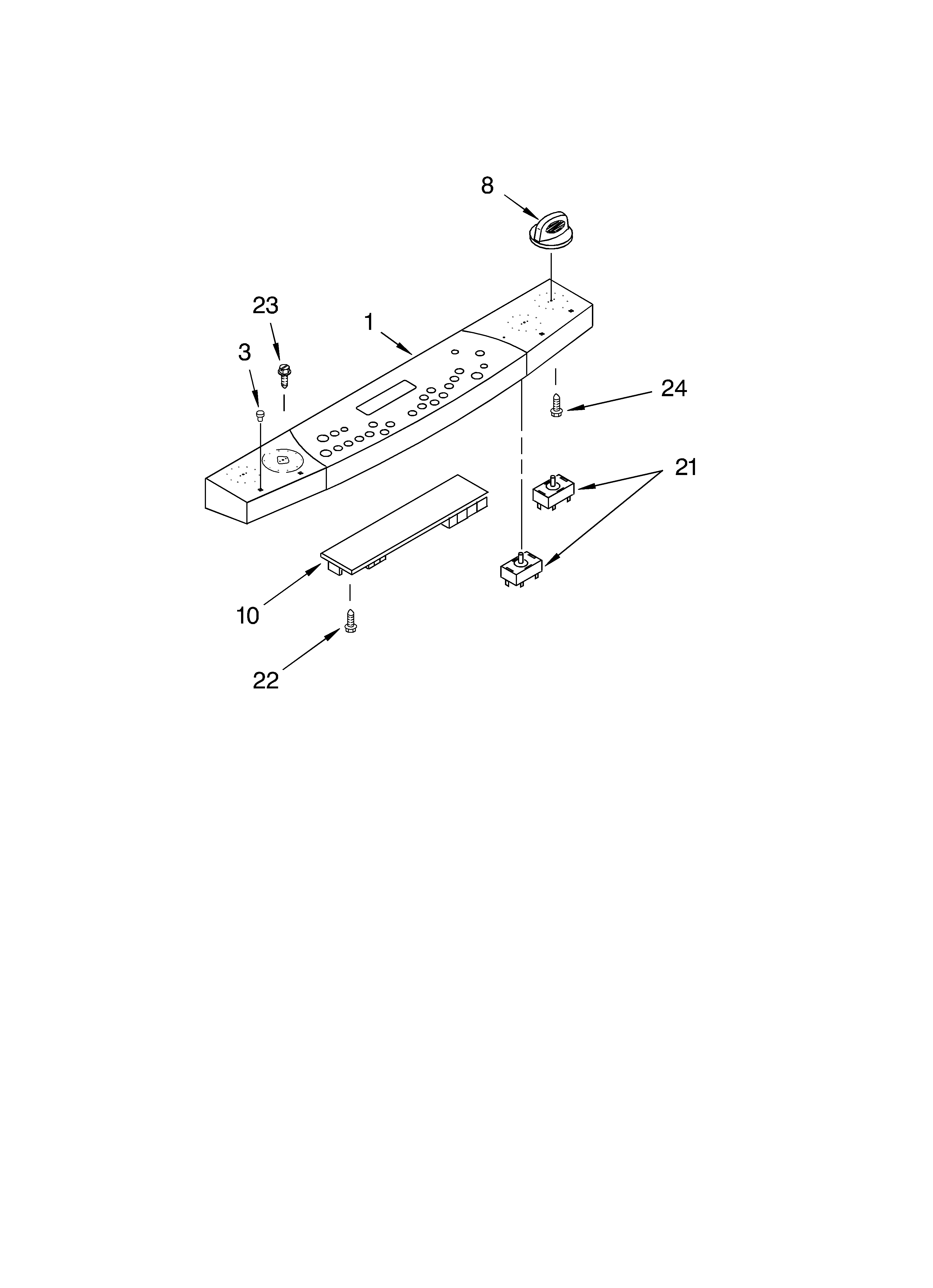 Control panel parts, miscellaneous parts