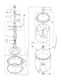 Agitator, basket and tub parts