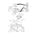 Whirlpool LSR5102LQ1 machine base parts diagram