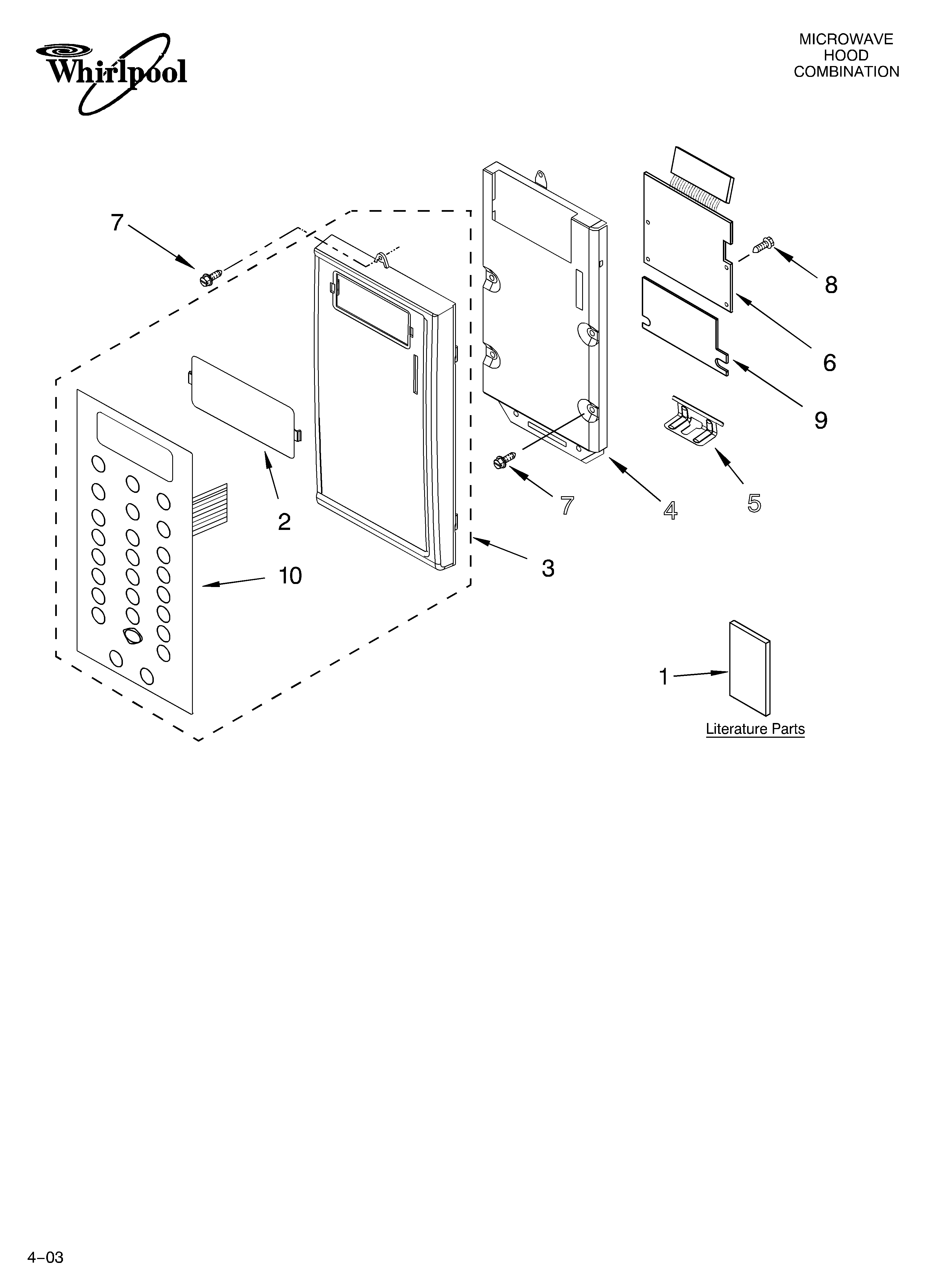 CONTROL PANEL PARTS