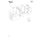 Whirlpool MH1150XMS0 control panel parts diagram