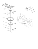 Magnetron and turntable parts