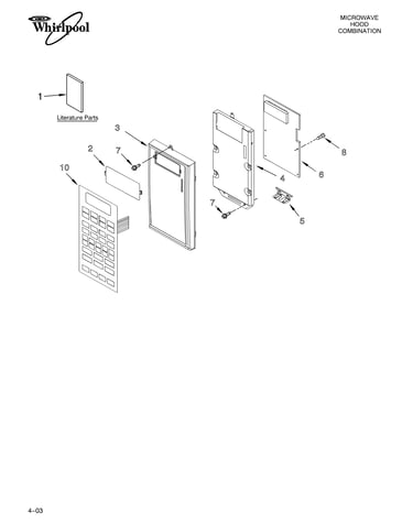 Control panel parts