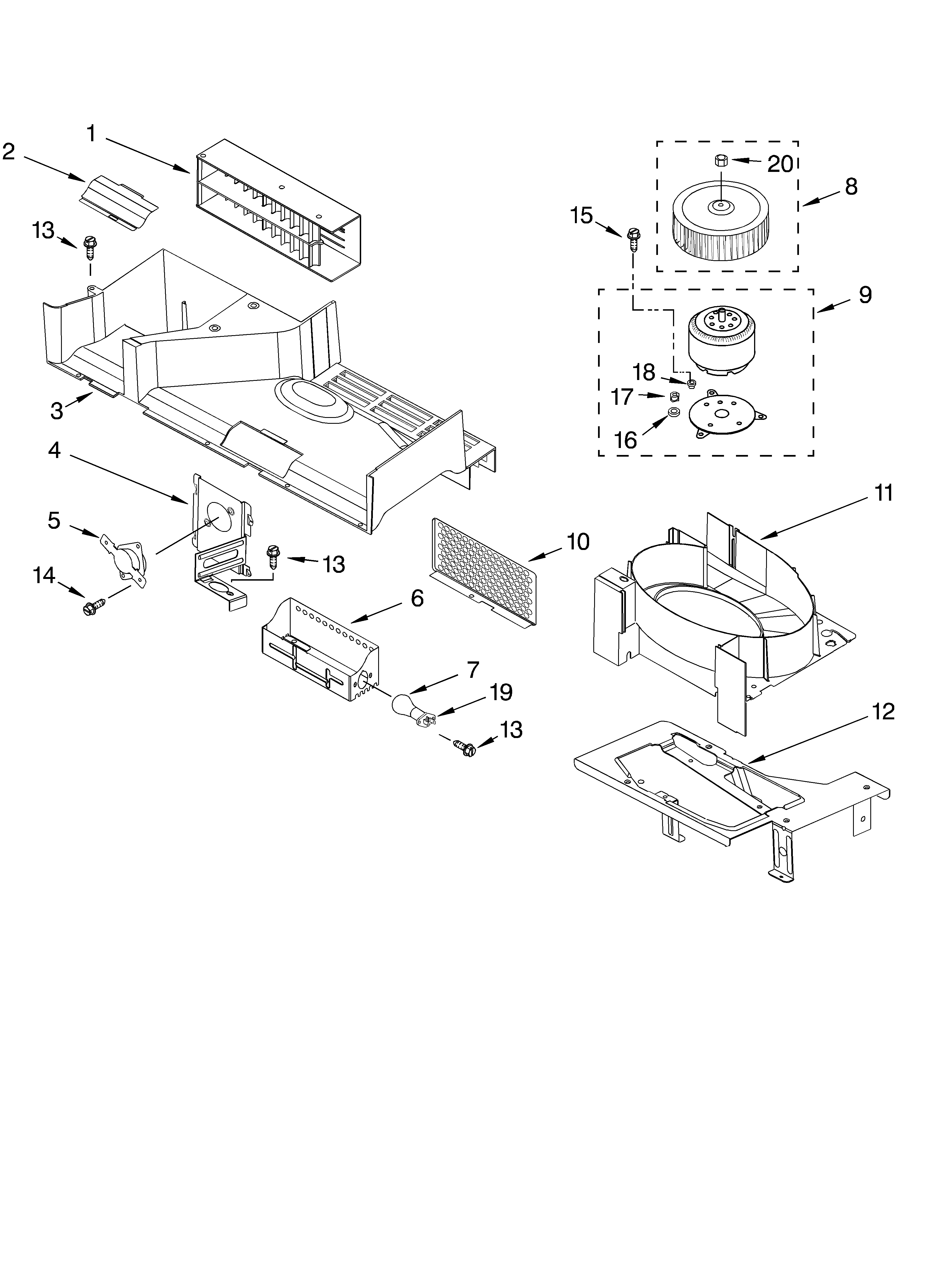Air flow parts