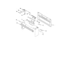 Whirlpool MH8150XMB0 cabinet and installation parts diagram