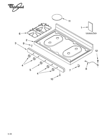 Cooktop parts