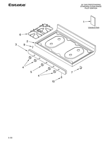 Cooktop parts