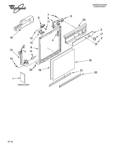 Frame and console parts