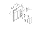 Whirlpool DU811SWLU0 inner door parts diagram