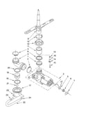 Pump and spray arm parts