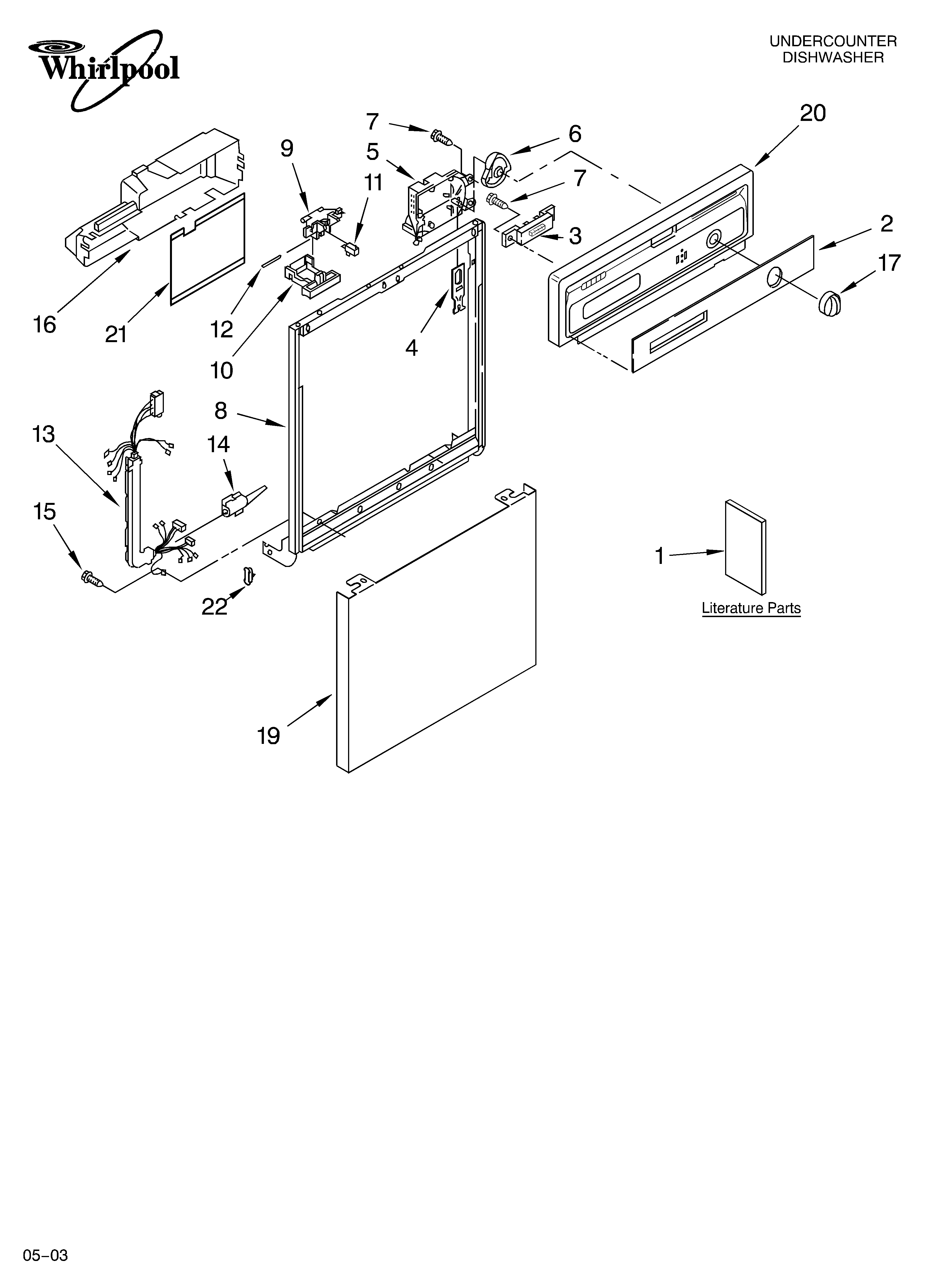 Frame and console parts