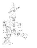 Pump and spray arm parts