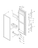Refrigerator door parts
