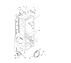 Whirlpool ED5PHAXMQ00 refrigerator liner parts diagram