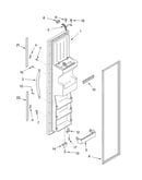 Freezer door parts