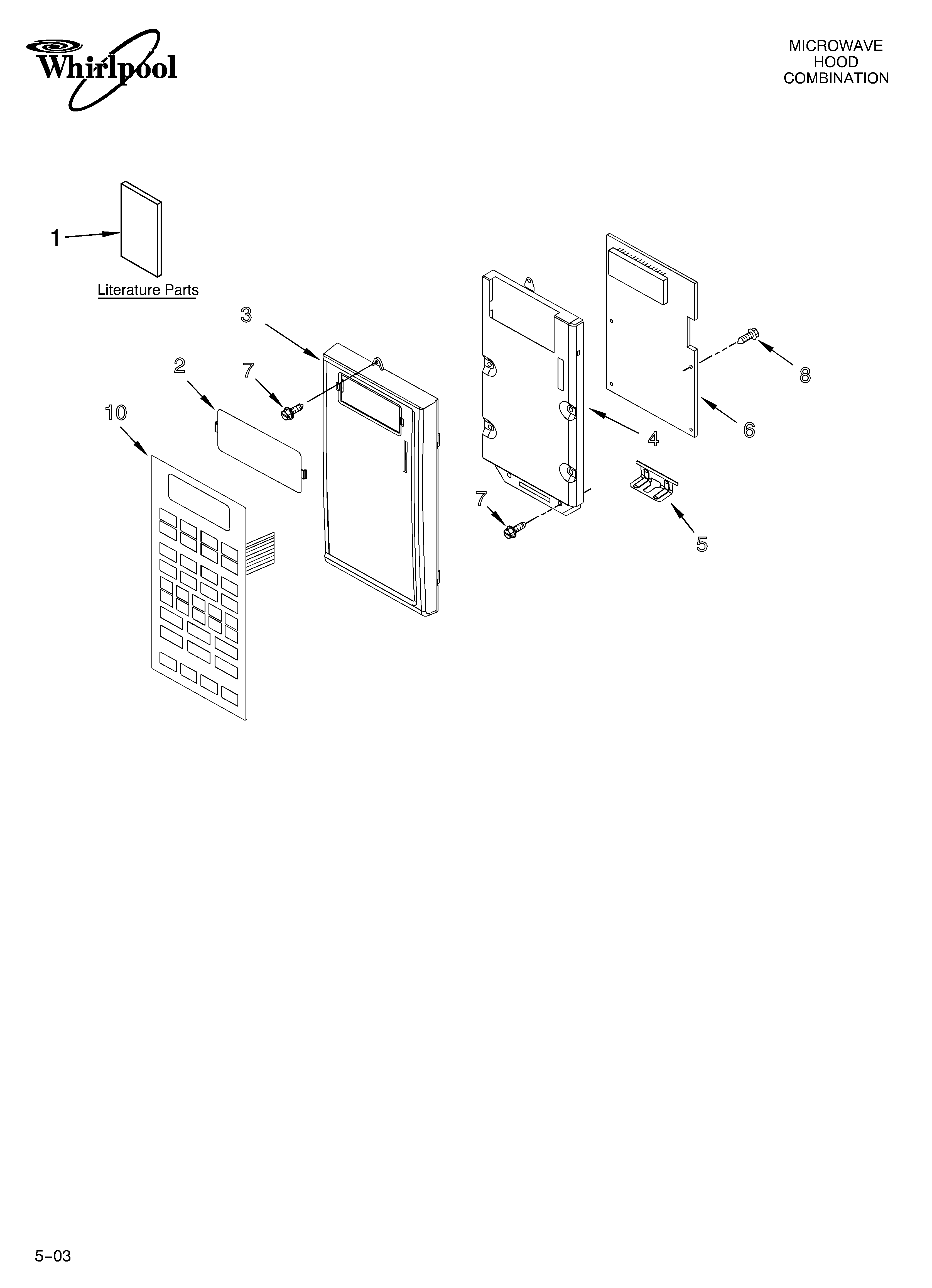 Control panel parts