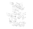 Whirlpool GH8155XMB0 interior and ventilation parts diagram