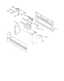 Cabinet and installation parts