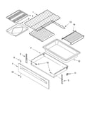 Drawer & broiler parts, miscellaneous parts