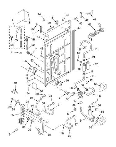 Rear panel parts