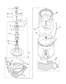 Agitator, basket and tub parts