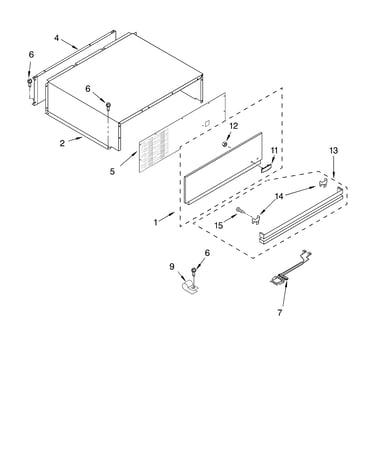 Top grille and unit cover parts