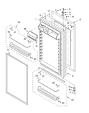 Refrigerator door parts
