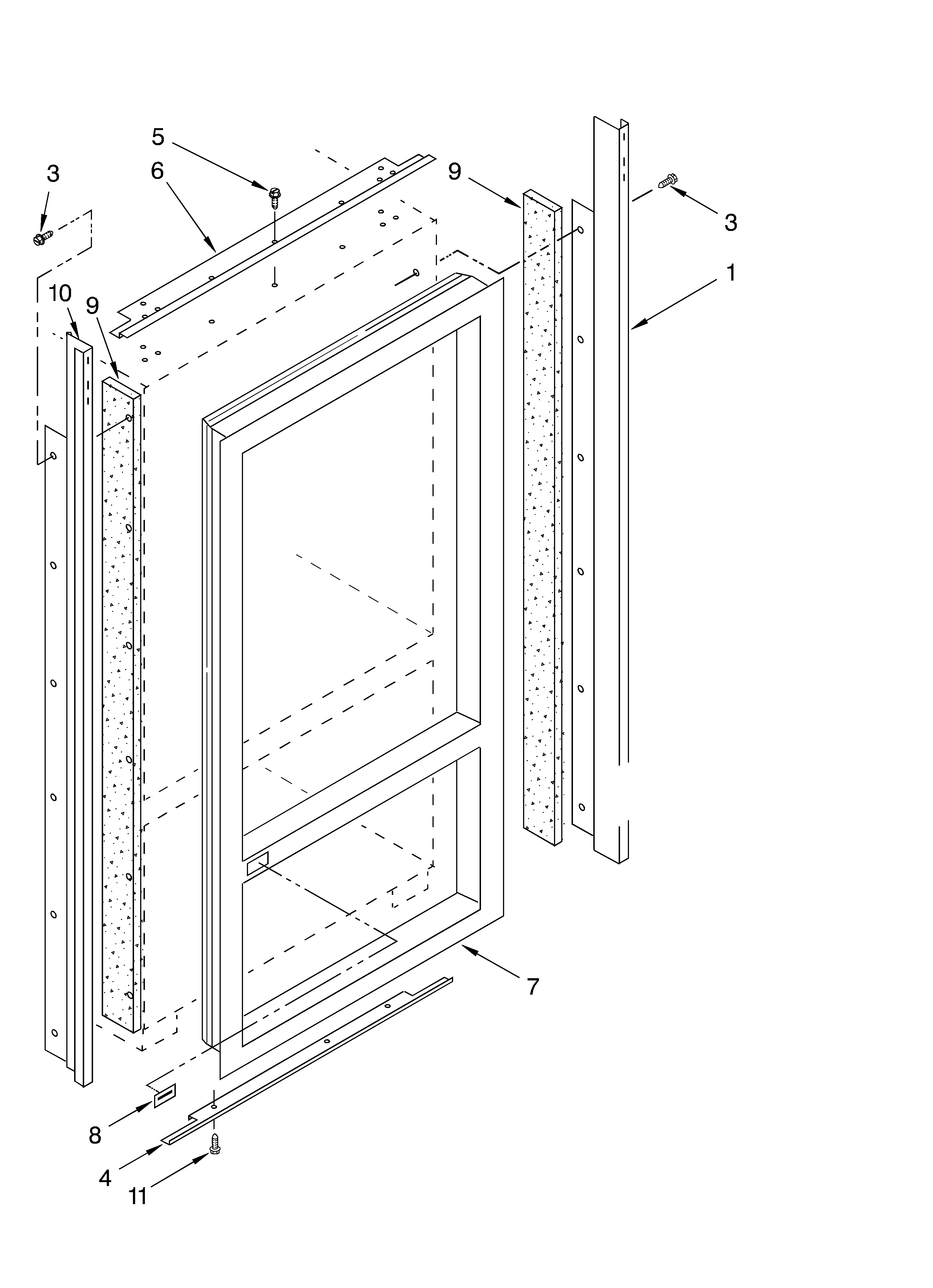 Cabinet and breaker trim parts