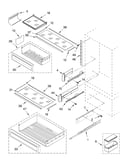 Refrigerator shelf parts