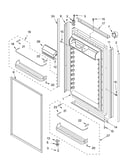 Refrigerator door parts