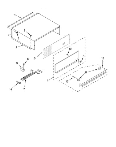 Top grille and unit cover parts