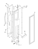 Freezer door parts