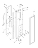 Freezer door parts
