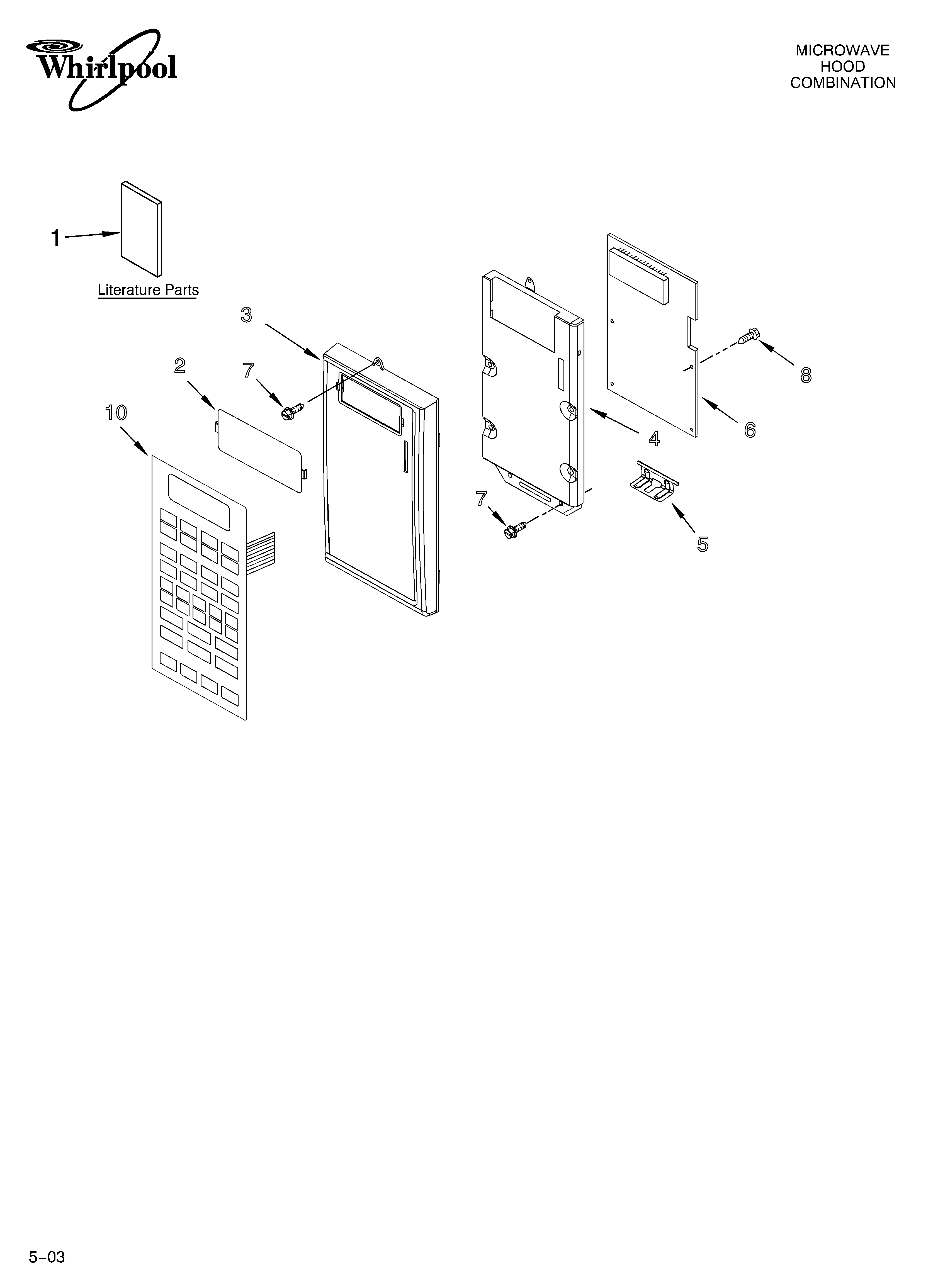 Control panel parts